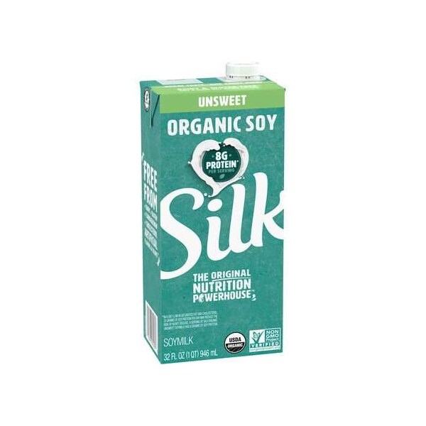 milk♪ Silk Silk Aseptic Unsweetened Soymilk 32 fl. oz., PK6 101721